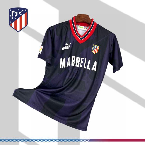 1995/1996 Atletico Madrid Second Away Retro Football Shirt