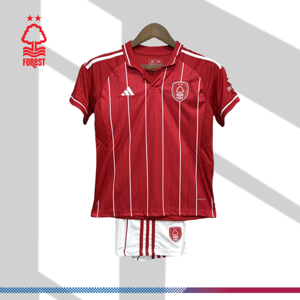 2025/2026 Nottingham Forest Home Football Shirt (Kids Edition)