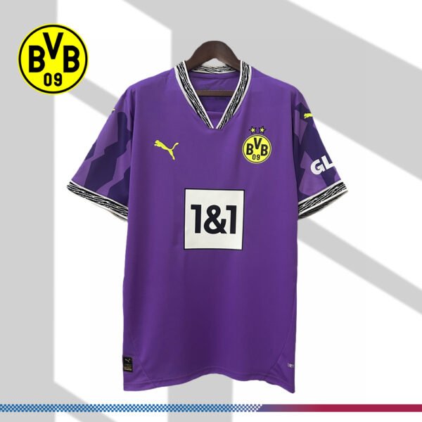 2024/2025 Dortmund Goalkeeper Purple Football Shirt (Fan Edition)