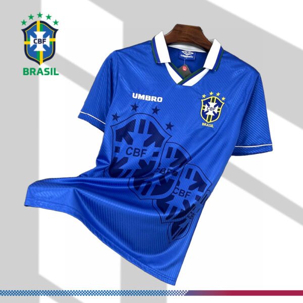 1994 Brazil World Cup Away Retro Football Shirt