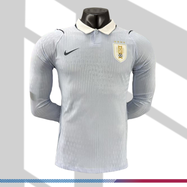 2026 Uruguay Home Long-Sleeved Football Shirt (Player Edition)