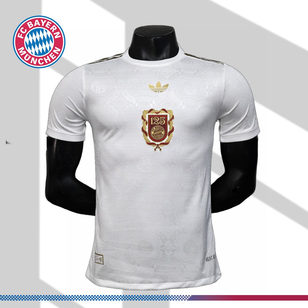 0935baae65-072031e1e5 2025/2026 Bayern Munich 125th Anniversary White Football Shirt (Player Edition) - Image 1