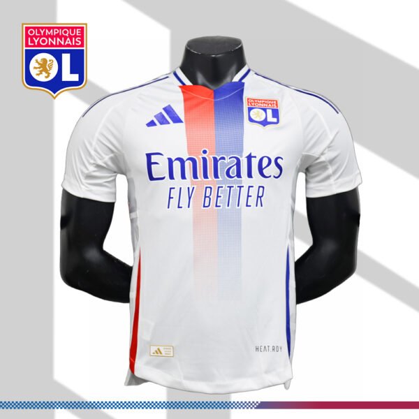 2024/2025 Lyon Home Football Shirt (Player Edition)