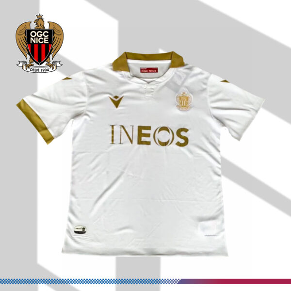 2021 OGC Nice Retro Away Football Shirt