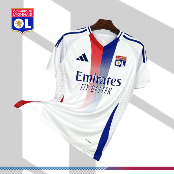 2024/2025 Lyon Home Football Shirt (Fan Edition)