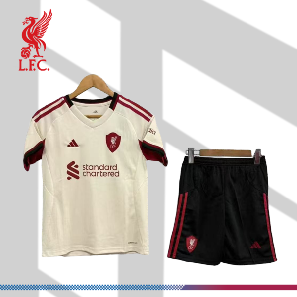 2025/2026 Liverpool Away Football Shirt (Kids Kit)
