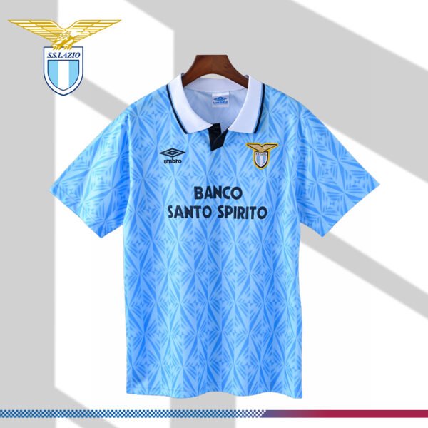 1991/1992 Lazio Home Retro Football Shirt
