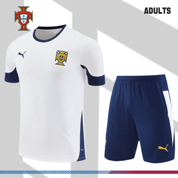 2025/2026 Portugal Short Sleeve Training Jersey for Kids (Kids Kit)