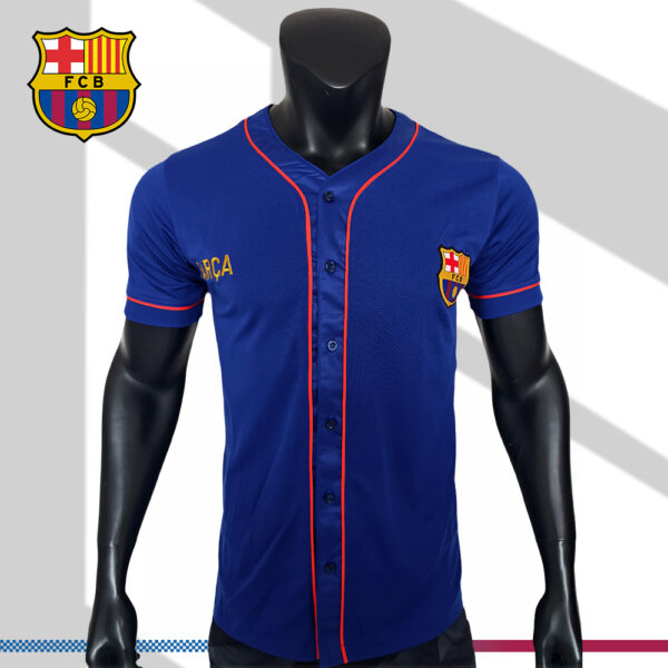 2025/2026 Barcelona Casual Baseball Style Football Shirt (Fan Edition)