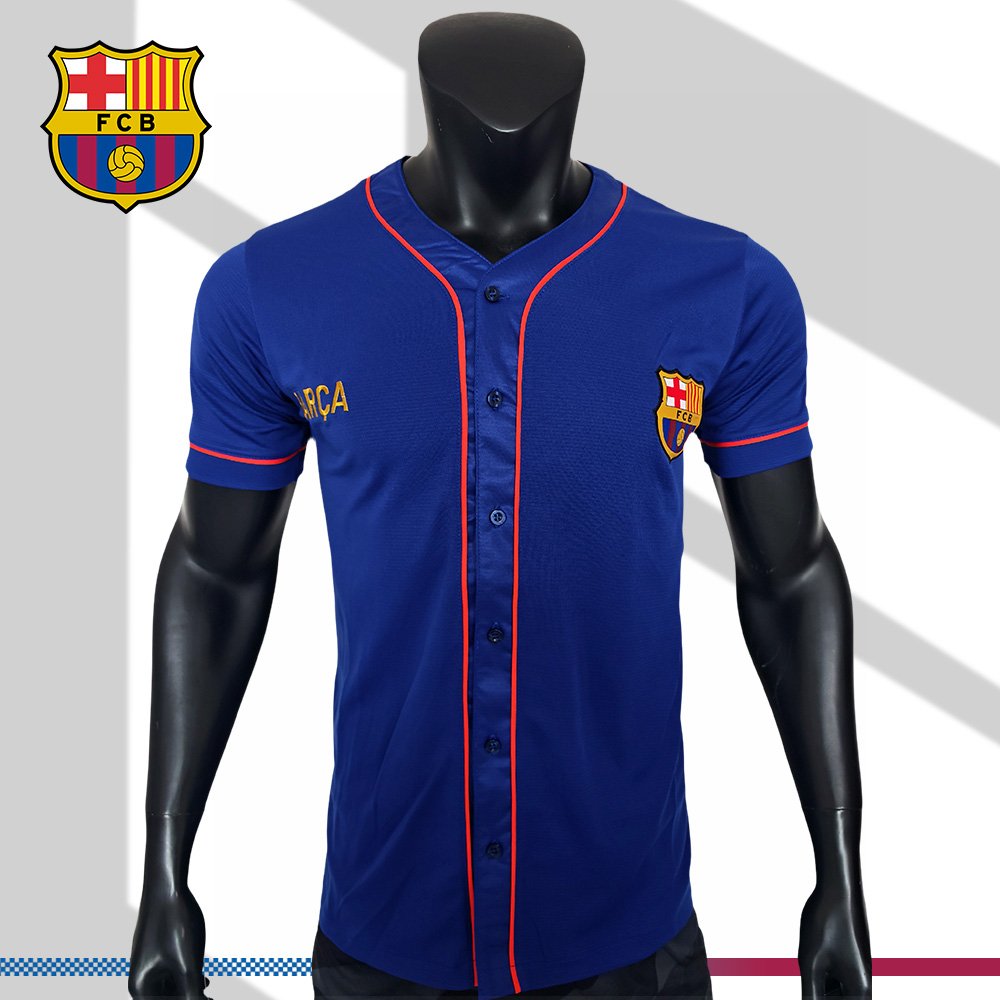 1-023753dbb6 2025/2026 Barcelona Casual Baseball Style Football Shirt (Fan Edition) - Image 1