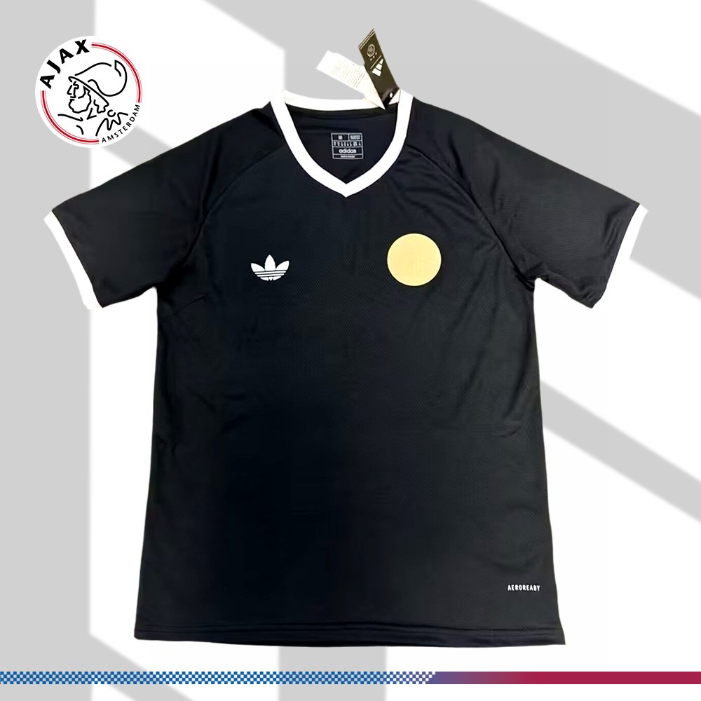 1-033620656f 2025/2026 Ajax Black Joint Football Shirt (Fan Edition) - Image 1
