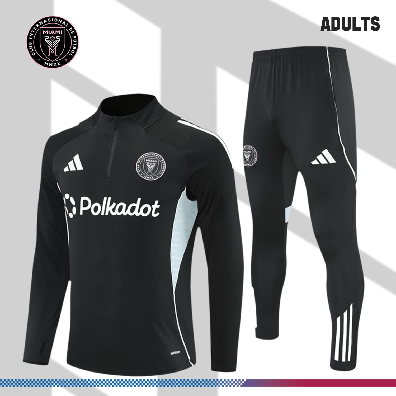 1-16213843dd 2025/2026 Miami Adult Half Zip Training Kit (Adult Kit) - Image 1