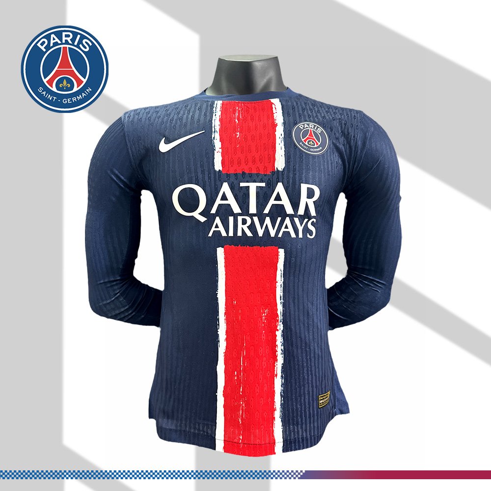 1-212117d55a 2024/2025 Paris Saint-Germain Home Long Sleeve Football Shirt (Player Edition) - Image 1