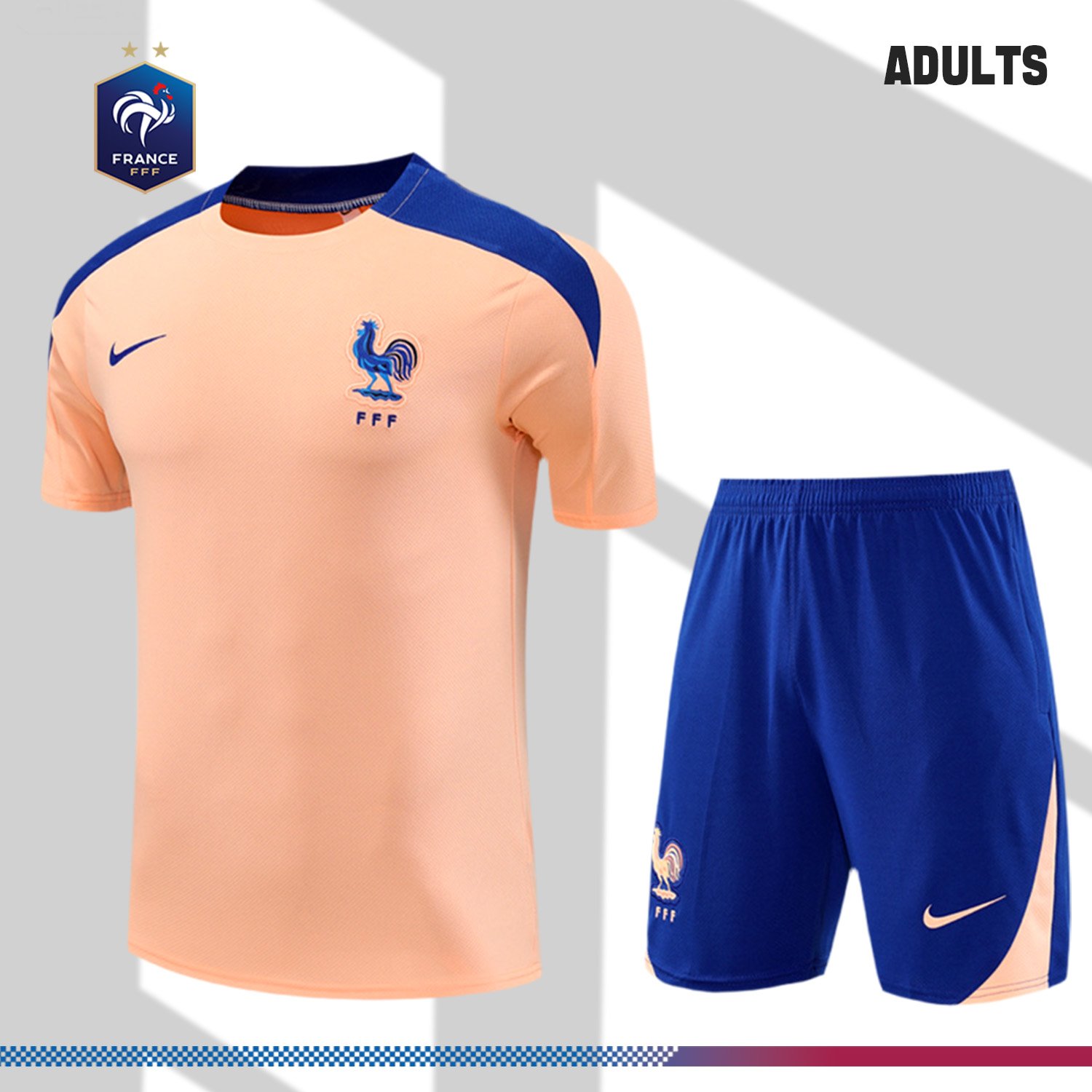 1-225949bcc4 2025/2026 France Short Sleeve Training Kit (Adult Kit) - Image 1