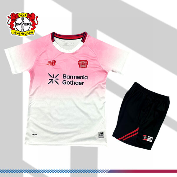 2025/2026 Leverkusen Away Football Shirt (Kids Kit)