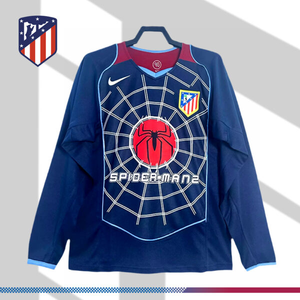 2004/2005 Atletico Madrid Retro Away Long Sleeved Football Shirt