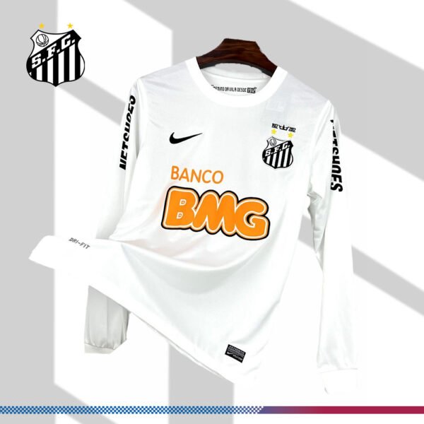 2012/2013 Santos Home Long Sleeve Retro Football Shirt (Retro)
