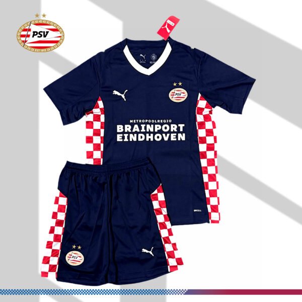 2025/2026 PSV Eindhoven Away Football Shirt（Kids Kit）