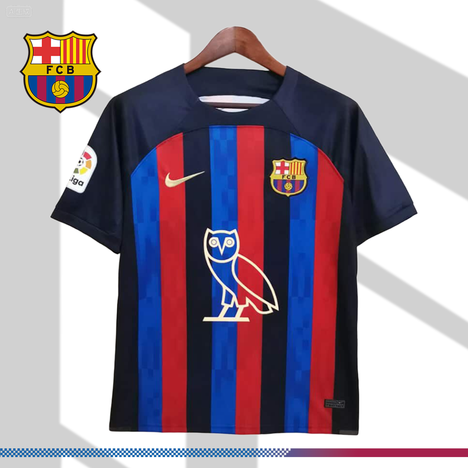117a2ccc8e 2023/2024 Barcelona Third Jersey Football Shirt (Fan Edition) - Image 1