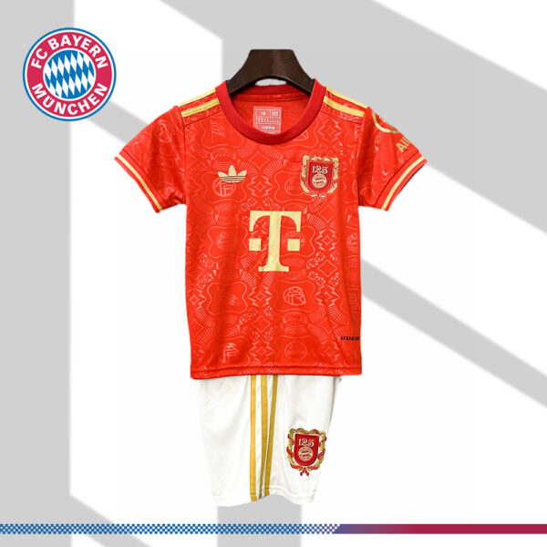 2025/2026 FC Bayern Munich 125th Anniversary Football Shirt (Kids Kit)