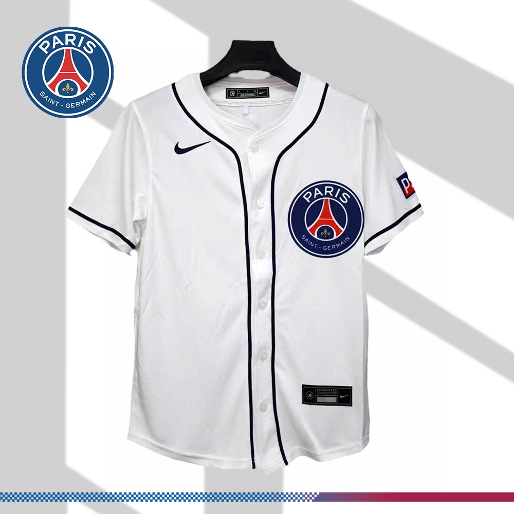 13-2041084a79 2025/2026 Paris Saint-Germain Baseball Style Sports Jersey (Fan Edition) - Image 1