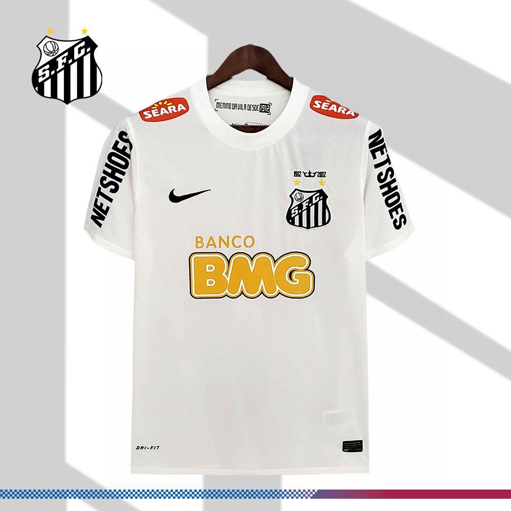 14-04051975c7 2011/2012 Santos Home Retro Football Shirt (Retro) - Image 1