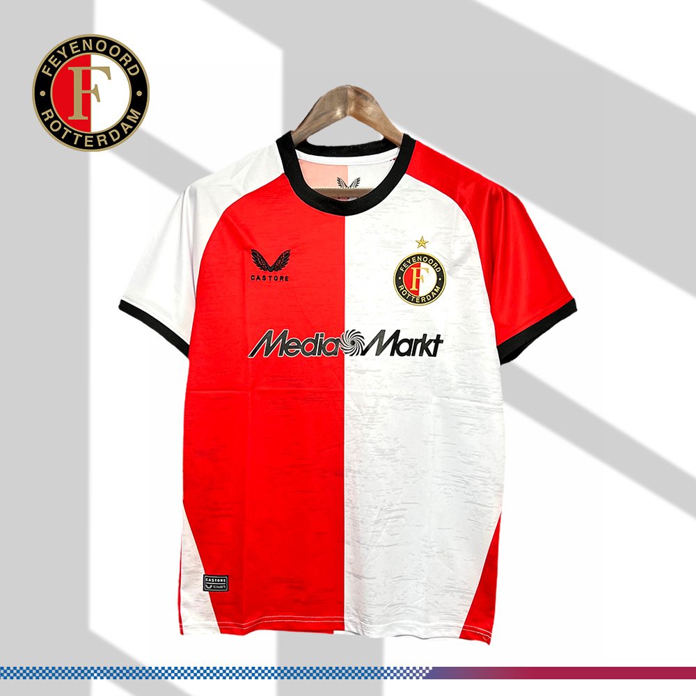 14 2024/2025 Feyenoord Home Football Shirt (Fan Edition) - Image 1