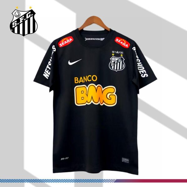 2012/2013 Santos Black Retro Football Shirt (Retro)