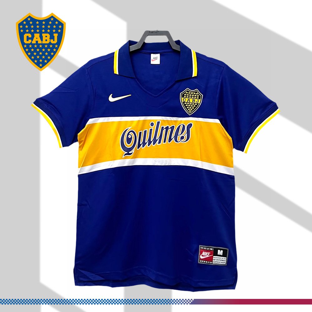 15 1996/1997 Boca Juniors Home Retro Football Shirt (Retro) - Image 1