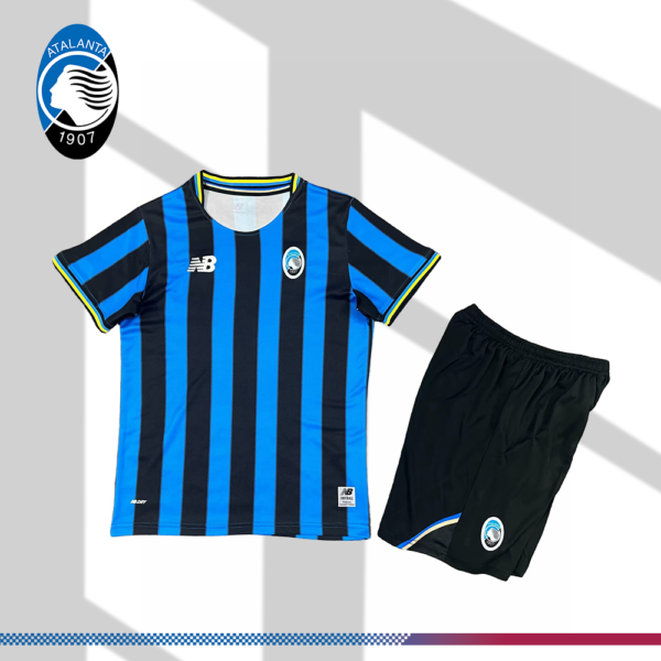 2025/2026 Atalanta Home Football Shirt (Kids Kit)