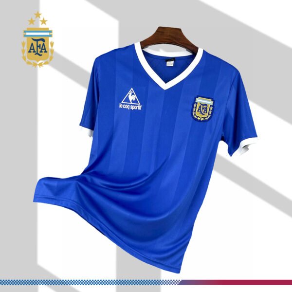 1986 Argentina Away Retro Football Shirt