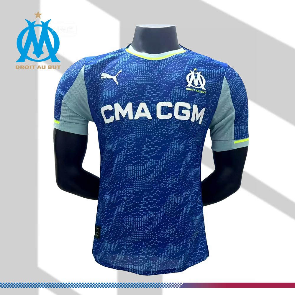 19-024149e351 2025/2026 Marseille Second Away Football Shirt (Player Edition) - Image 1