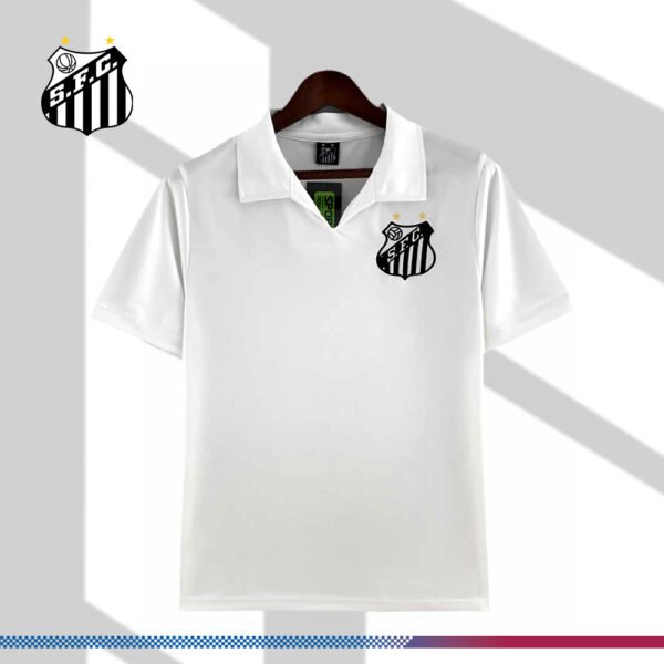 1970 Santos Home Retro Football Shirt (Retro)