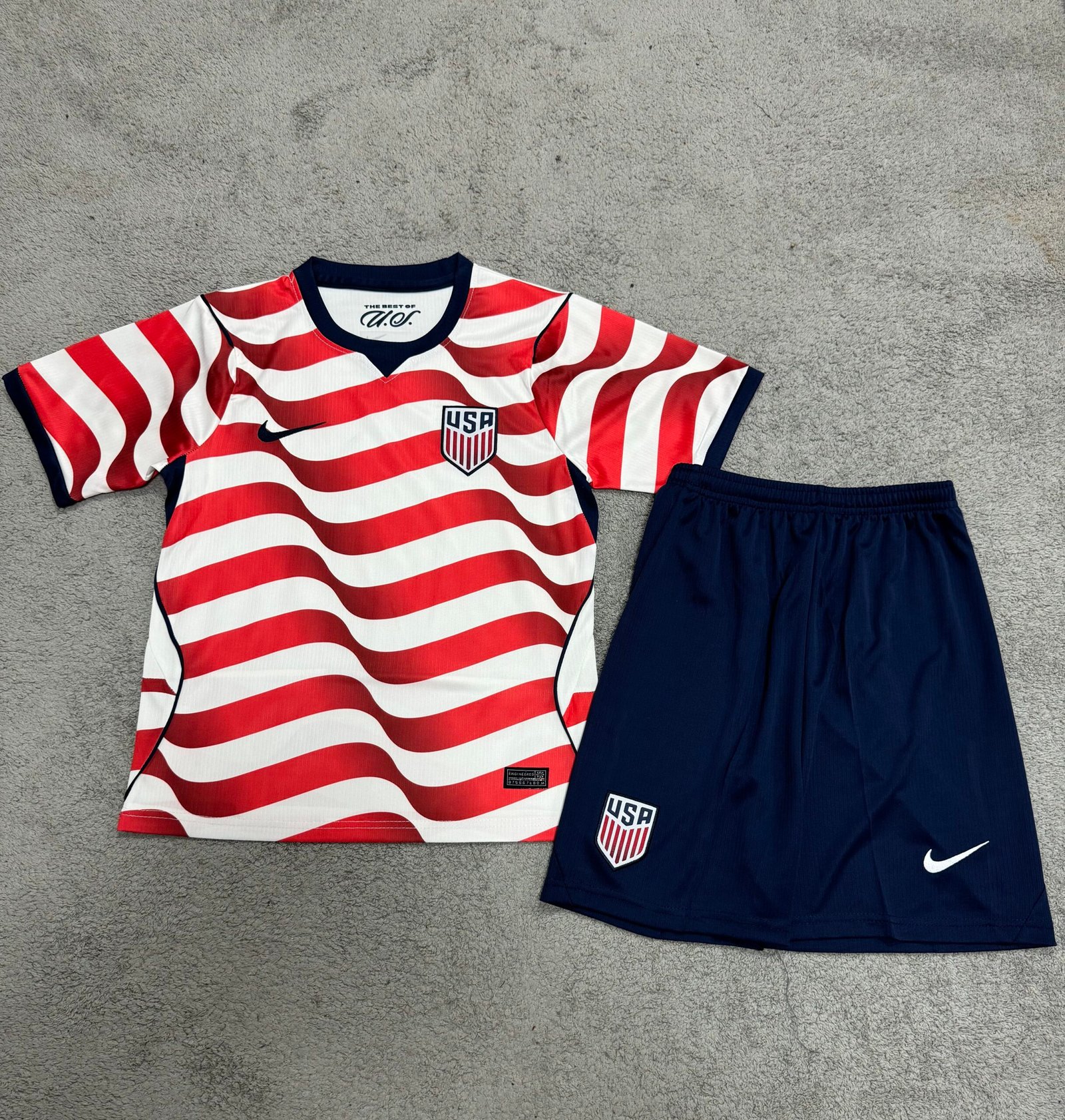 19a986f6-235028b505 2026 USA Home Football Shirt (Kids Kit) - Image 1