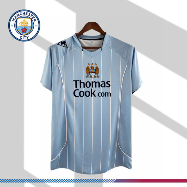 2008/2009 Manchester City Retro Home Football Shirt