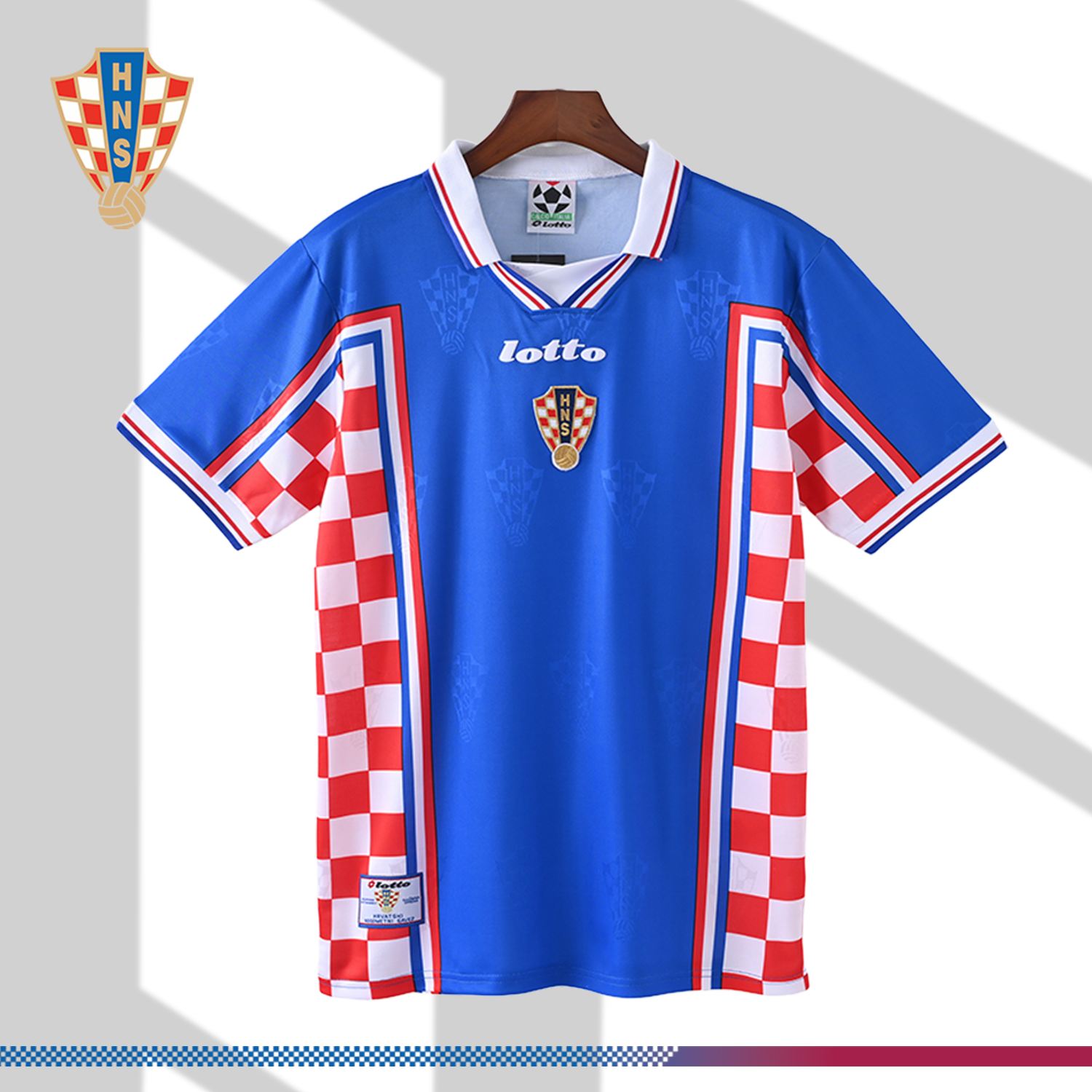 1dff14887a-2102220925 1998 Croatia away football shirt(Retro) - Image 1