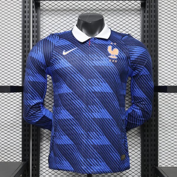 2026 France Home Long Sleeved Football Shirt (Player Edition)