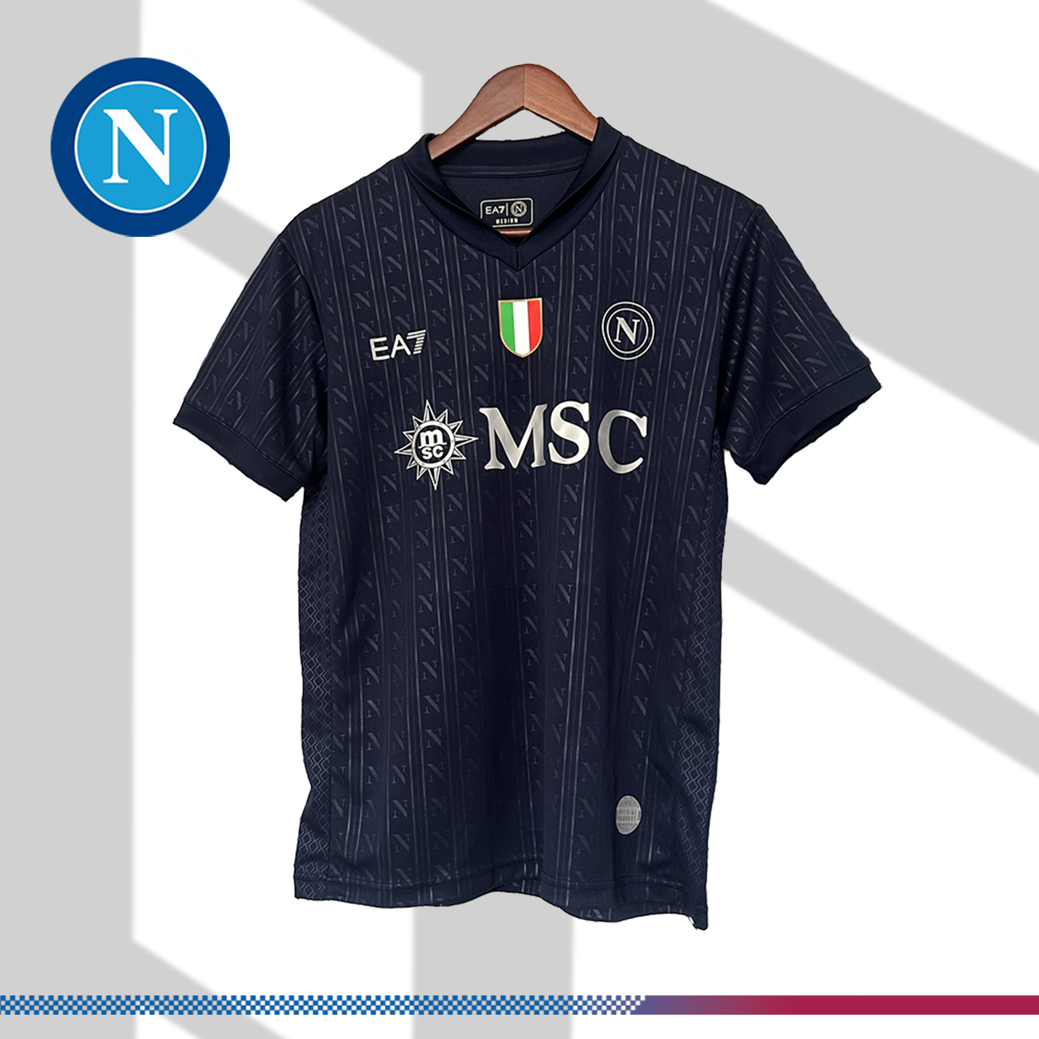 1ebe4a99b6-031054745b 2025/2026 Napoli UCL Third Football Shirt (Fan) - Image 1