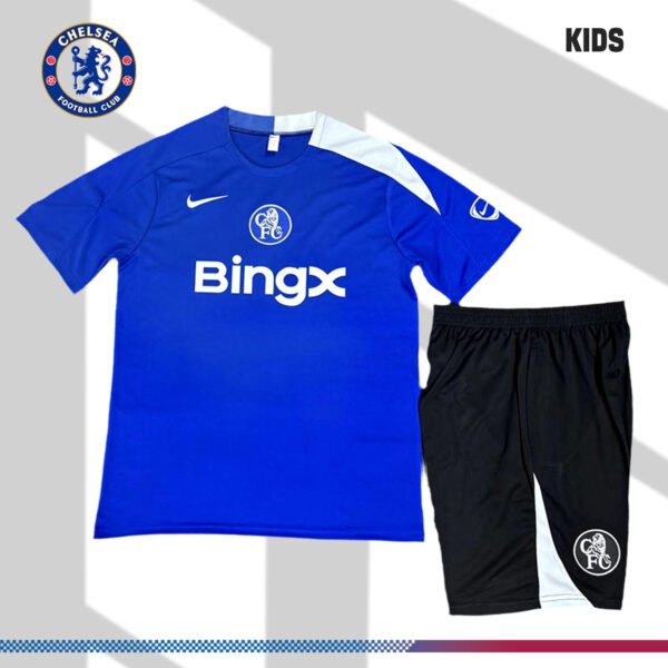 2025/2026 Chelsea Kids Short-Sleeve Training Kits (Kids Kit)