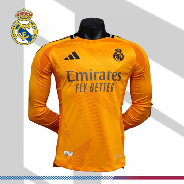 2024/2025 Real Madrid Away Long Sleeved Football Shirt (Player Edition)