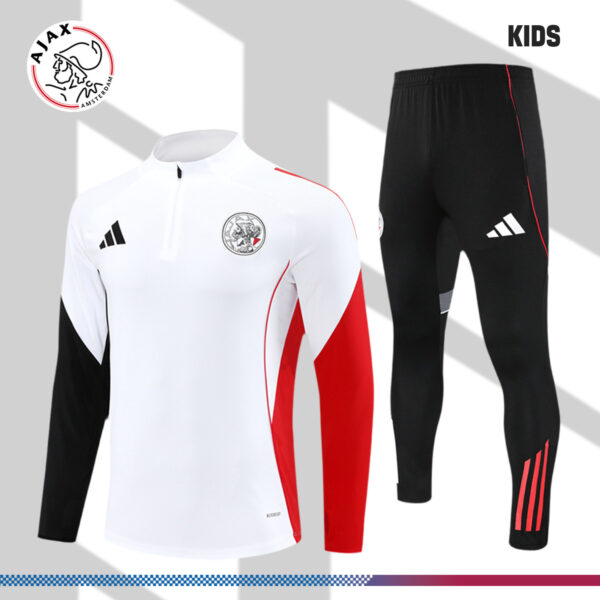 2025/2026 Ajax Kids Half Zip Training Clothes (Kids Kit)