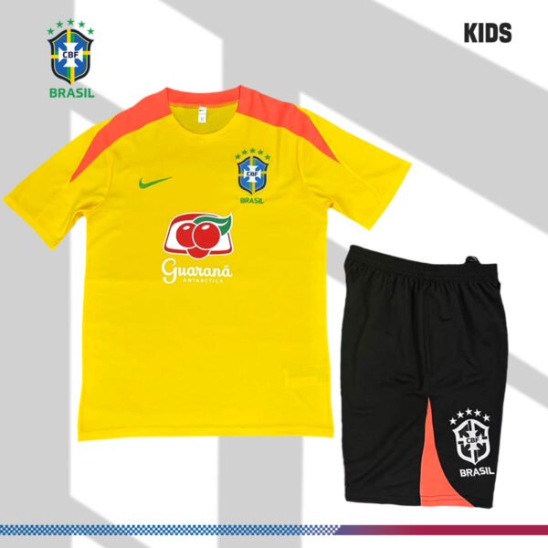 2025/2026 Brazil Short Sleeve Training Kit (Kids Kit)
