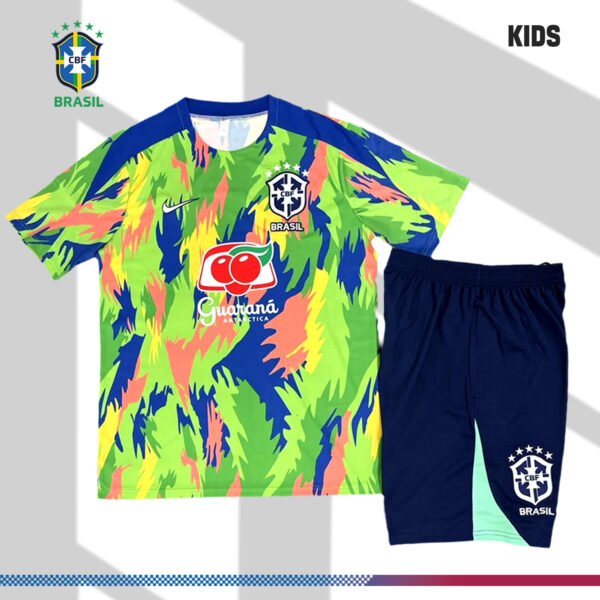 2025/2026 Brazil Short Sleeve Training Kit (Kids Kit)