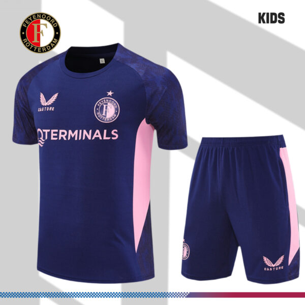 2025/2026 Feyenoord Short Sleeve Training Kit (Kids Kit)