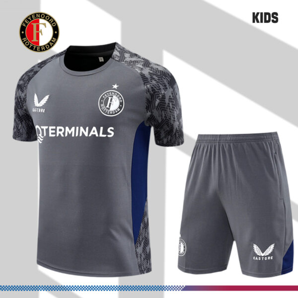 2025/2026 Feyenoord Short Sleeve Training Kit (Kids Kit)