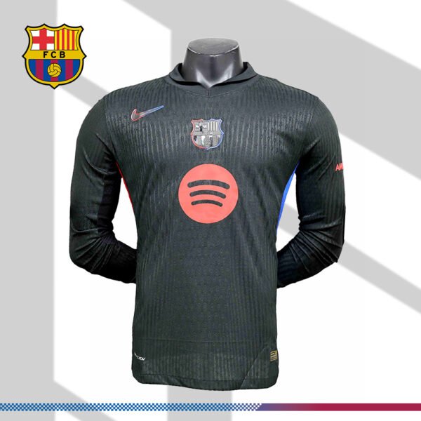 2024/2025 Barcelona Away Long Sleeve Football Shirt (Player Version)
