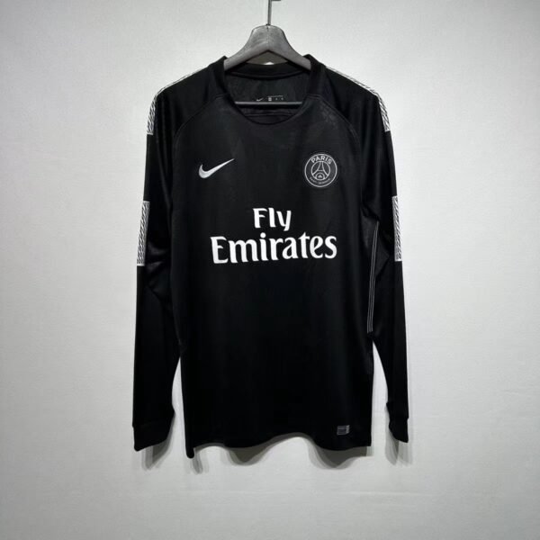 2017/2018 Paris Saint-Germain Second Away Long Sleeve Retro Football Shirt (Retro)