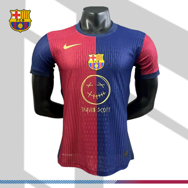 2024/2025 Barcelona x Travis Scott Home Football Shirt (Player)