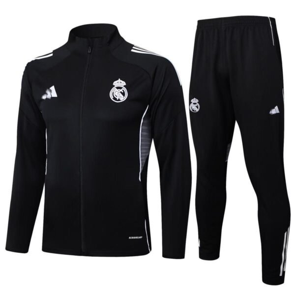 2025/2026 Real Madrid black Full-Zip Training Kit (Adult Kit)
