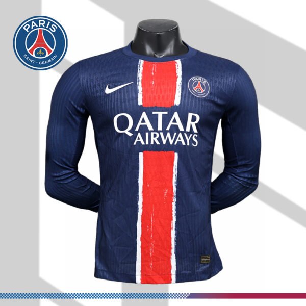 2024/2025 Paris Saint-Germain Home Long Sleeve Football Shirt (Player Edition)
